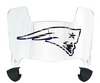 New EnglandcPatriots Limited Edition Mini Football Helmet Visor Shield w/ Clips - PICK VISOR & LOGO COLOR