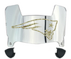 New EnglandcPatriots Limited Edition Mini Football Helmet Visor Shield w/ Clips - PICK VISOR & LOGO COLOR