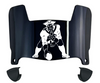 New England Patriots Retro Throwback Mini Football Helmet Visor Shield w/ Clips - PICK VISOR & LOGO COLOR