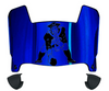 New England Patriots Retro Throwback Mini Football Helmet Visor Shield w/ Clips - PICK VISOR & LOGO COLOR