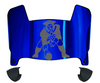 New England Patriots Retro Throwback Mini Football Helmet Visor Shield w/ Clips - PICK VISOR & LOGO COLOR