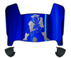 New England Patriots Retro Throwback Mini Football Helmet Visor Shield w/ Clips - PICK VISOR & LOGO COLOR