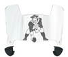 New England Patriots Retro Throwback Mini Football Helmet Visor Shield w/ Clips - PICK VISOR & LOGO COLOR
