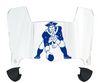 New England Patriots Retro Throwback Mini Football Helmet Visor Shield w/ Clips - PICK VISOR & LOGO COLOR