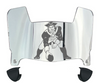 New England Patriots Retro Throwback Mini Football Helmet Visor Shield w/ Clips - PICK VISOR & LOGO COLOR
