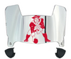 New England Patriots Retro Throwback Mini Football Helmet Visor Shield w/ Clips - PICK VISOR & LOGO COLOR