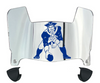 New England Patriots Retro Throwback Mini Football Helmet Visor Shield w/ Clips - PICK VISOR & LOGO COLOR