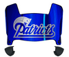 New England Patriots Retro Throwback Mini Football Helmet Visor Shield w/ Clips - PICK VISOR & LOGO COLOR