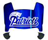 New England Patriots Retro Throwback Mini Football Helmet Visor Shield w/ Clips - PICK VISOR & LOGO COLOR