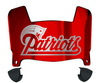 New England Patriots Retro Throwback Mini Football Helmet Visor Shield w/ Clips - PICK VISOR & LOGO COLOR
