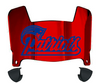 New England Patriots Retro Throwback Mini Football Helmet Visor Shield w/ Clips - PICK VISOR & LOGO COLOR