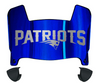 New England Patriots Mini Football Helmet Visor Shield w/ Clips - PICK VISOR & LOGO COLOR