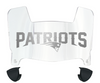 New England Patriots Mini Football Helmet Visor Shield w/ Clips - PICK VISOR & LOGO COLOR