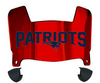 New England Patriots Mini Football Helmet Visor Shield w/ Clips - PICK VISOR & LOGO COLOR