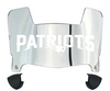 New England Patriots Mini Football Helmet Visor Shield w/ Clips - PICK VISOR & LOGO COLOR