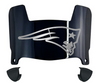 New England Patriots Mini Football Helmet Visor Shield w/ Clips - PICK VISOR & LOGO COLOR