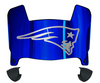 New England Patriots Mini Football Helmet Visor Shield w/ Clips - PICK VISOR & LOGO COLOR
