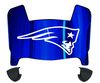 New England Patriots Mini Football Helmet Visor Shield w/ Clips - PICK VISOR & LOGO COLOR