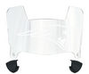 New England Patriots Mini Football Helmet Visor Shield w/ Clips - PICK VISOR & LOGO COLOR