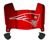 New England Patriots Mini Football Helmet Visor Shield w/ Clips - PICK VISOR & LOGO COLOR