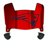 New England Patriots Mini Football Helmet Visor Shield w/ Clips - PICK VISOR & LOGO COLOR