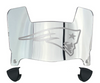New England Patriots Mini Football Helmet Visor Shield w/ Clips - PICK VISOR & LOGO COLOR