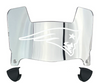 New England Patriots Mini Football Helmet Visor Shield w/ Clips - PICK VISOR & LOGO COLOR