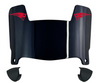 New England Patriots Mini Football Helmet Visor Shield w/ Clips - PICK VISOR & LOGO COLOR