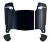 New England Patriots Mini Football Helmet Visor Shield w/ Clips - PICK VISOR & LOGO COLOR
