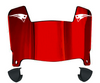 New England Patriots Mini Football Helmet Visor Shield w/ Clips - PICK VISOR & LOGO COLOR