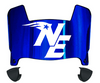 New England Patriots Mini Football Helmet Visor Shield w/ Clips - PICK VISOR & LOGO COLOR