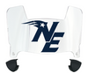 New England Patriots Mini Football Helmet Visor Shield w/ Clips - PICK VISOR & LOGO COLOR