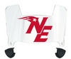 New England Patriots Mini Football Helmet Visor Shield w/ Clips - PICK VISOR & LOGO COLOR