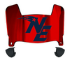 New England Patriots Mini Football Helmet Visor Shield w/ Clips - PICK VISOR & LOGO COLOR