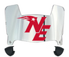 New England Patriots Mini Football Helmet Visor Shield w/ Clips - PICK VISOR & LOGO COLOR