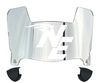 New England Patriots Mini Football Helmet Visor Shield w/ Clips - PICK VISOR & LOGO COLOR