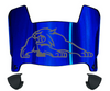 New Hampshire Wildcats Mini Football Helmet Visor Shield w/ Clips - PICK VISOR & LOGO COLOR