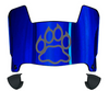 New Hampshire Wildcats Mini Football Helmet Visor Shield w/ Clips - PICK VISOR & LOGO COLOR
