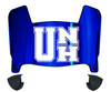 New Hampshire Wildcats Mini Football Helmet Visor Shield w/ Clips - PICK VISOR & LOGO COLOR