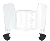 New Hampshire Wildcats Mini Football Helmet Visor Shield w/ Clips - PICK VISOR & LOGO COLOR