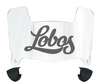 New Mexico Lobos Mini Football Helmet Visor Shield w/ Clips - PICK VISOR & LOGO COLOR