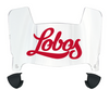 New Mexico Lobos Mini Football Helmet Visor Shield w/ Clips - PICK VISOR & LOGO COLOR