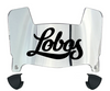 New Mexico Lobos Mini Football Helmet Visor Shield w/ Clips - PICK VISOR & LOGO COLOR