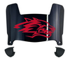 New Mexico Lobos Mini Football Helmet Visor Shield w/ Clips - PICK VISOR & LOGO COLOR