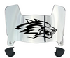 New Mexico Lobos Mini Football Helmet Visor Shield w/ Clips - PICK VISOR & LOGO COLOR