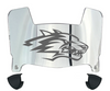 New Mexico Lobos Mini Football Helmet Visor Shield w/ Clips - PICK VISOR & LOGO COLOR