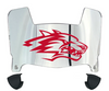 New Mexico Lobos Mini Football Helmet Visor Shield w/ Clips - PICK VISOR & LOGO COLOR