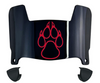 New Mexico Lobos Mini Football Helmet Visor Shield w/ Clips - PICK VISOR & LOGO COLOR