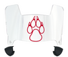 New Mexico Lobos Mini Football Helmet Visor Shield w/ Clips - PICK VISOR & LOGO COLOR