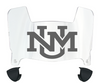 New Mexico Lobos Mini Football Helmet Visor Shield w/ Clips - PICK VISOR & LOGO COLOR